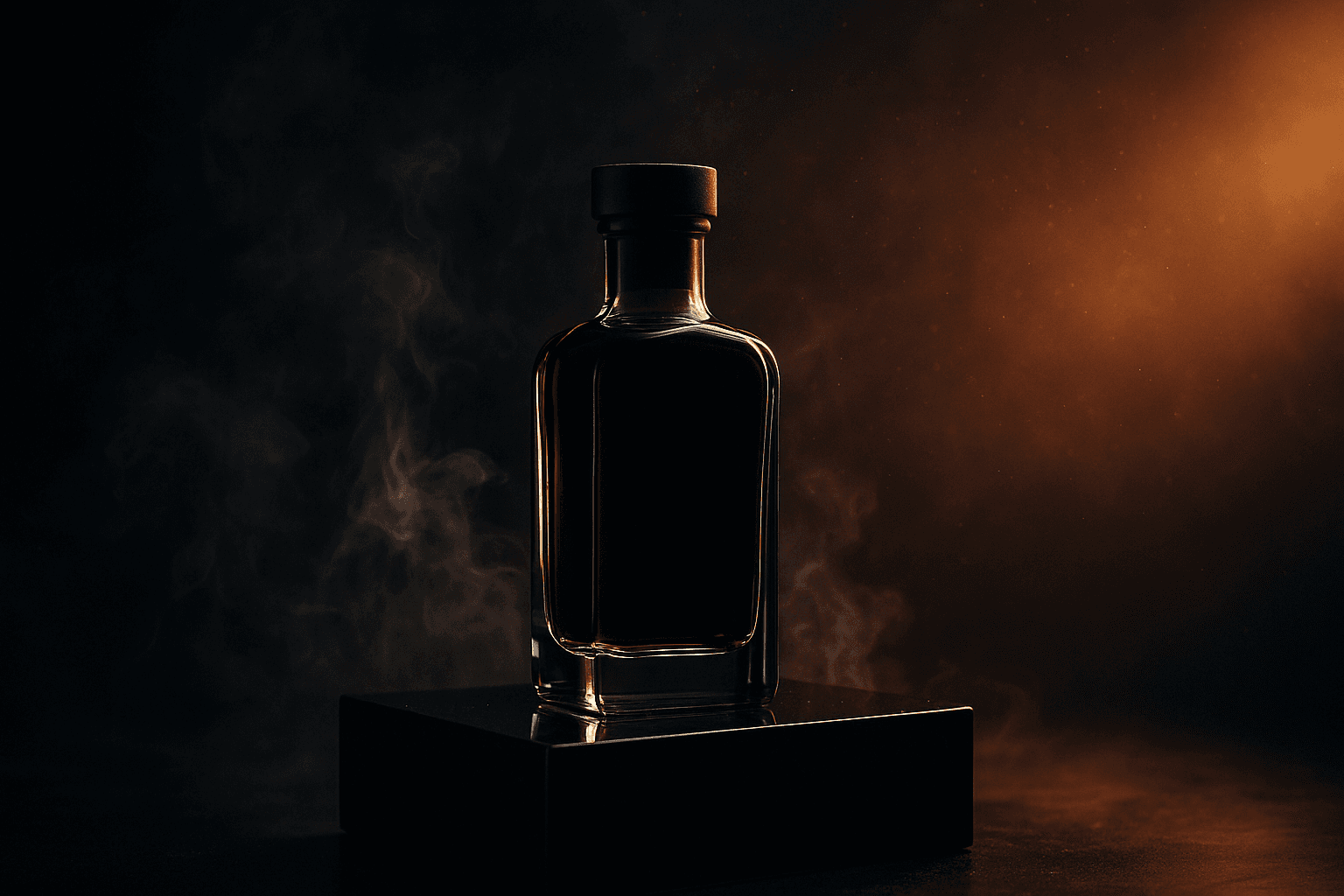 Escena publicitaria cinematográfica de un producto premium creada con inteligencia artificial